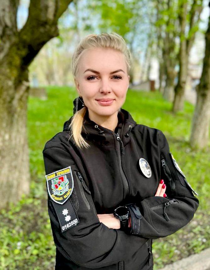 Поліцейська психологиня Валерія Хворостян 