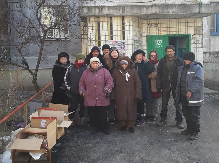 Гуманітарна допомога мешканцям Сєвєродонецька, березень 2022 року