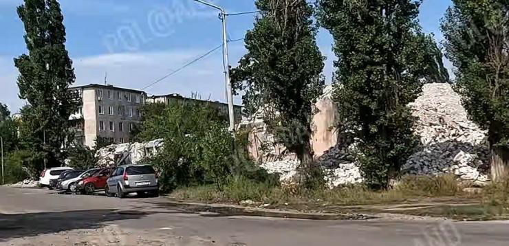 Знесений будинок в окупованому Сіверськодонецьку Автомобільна, 23.
