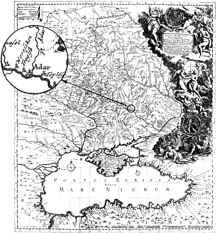 Карта 1699 року